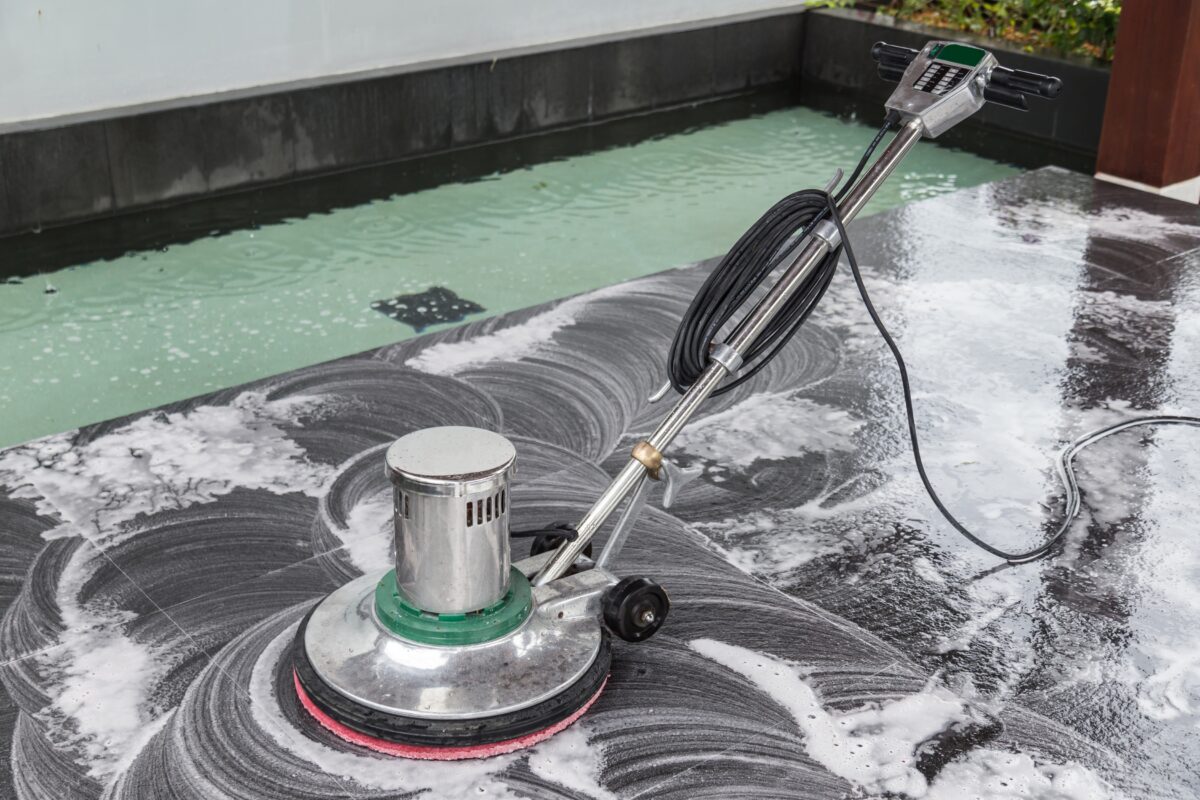 Marble polishing
