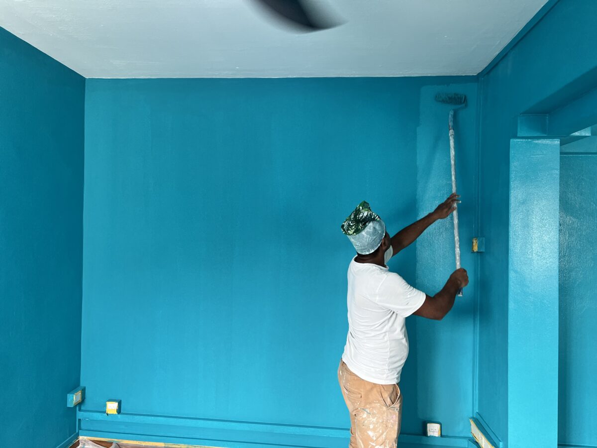 Doing Painting wall